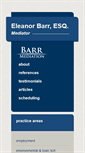 Mobile Screenshot of eleanorbarr.com